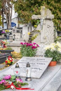 Posprzątaliśmy grób Bogumiły Sawy