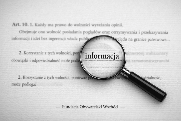 Dezinformacja – znaczenie rzetelnej informacji dla ochrony praw człowieka
