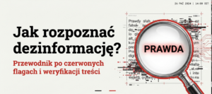 Jak rozpoznać dezinformację – checklista czerwonych flag